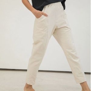 Elizabeth Suzann Clyde Work Pant in Cotton Twill
